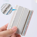 10PCS Solderless Breadboard 400 Hole Test Board Jumper Wire Kit Plastic Box