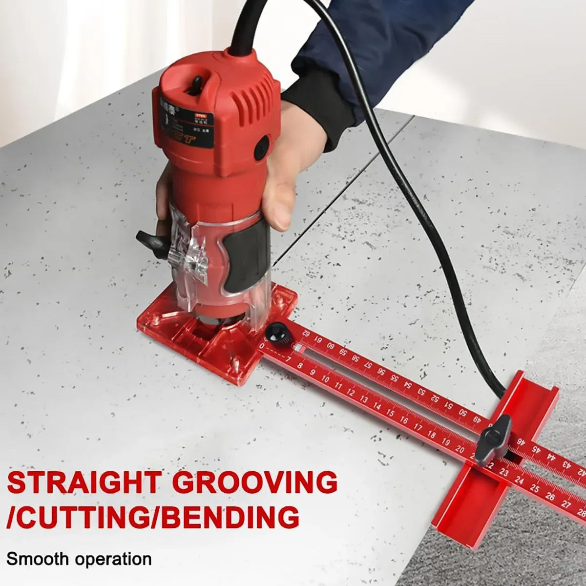 Adjustable Woodworking Upside Down Base Rounding Jig Table Saw Accessory Tool