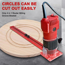 Adjustable Woodworking Upside Down Base Rounding Jig Table Saw Accessory Tool