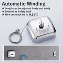 2.8m Invisible Clothesline Indoor Retractable Stainless Steel Wire Sturdy