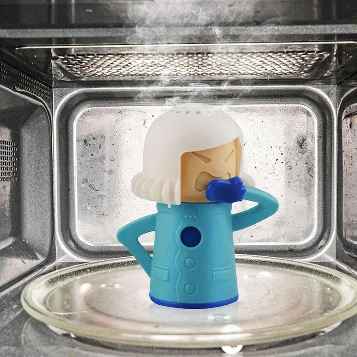Microwave Oven Steam Cleaner Mother No Chemical Angry Easy Clean Tool Effective