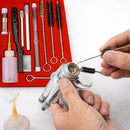 Airbrush Cleaning Brush Set Nozzle Tube Pipe Cleaner Kit For Nylon Brush Tools