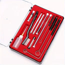 Airbrush Cleaning Brush Set Nozzle Tube Pipe Cleaner Kit For Nylon Brush Tools