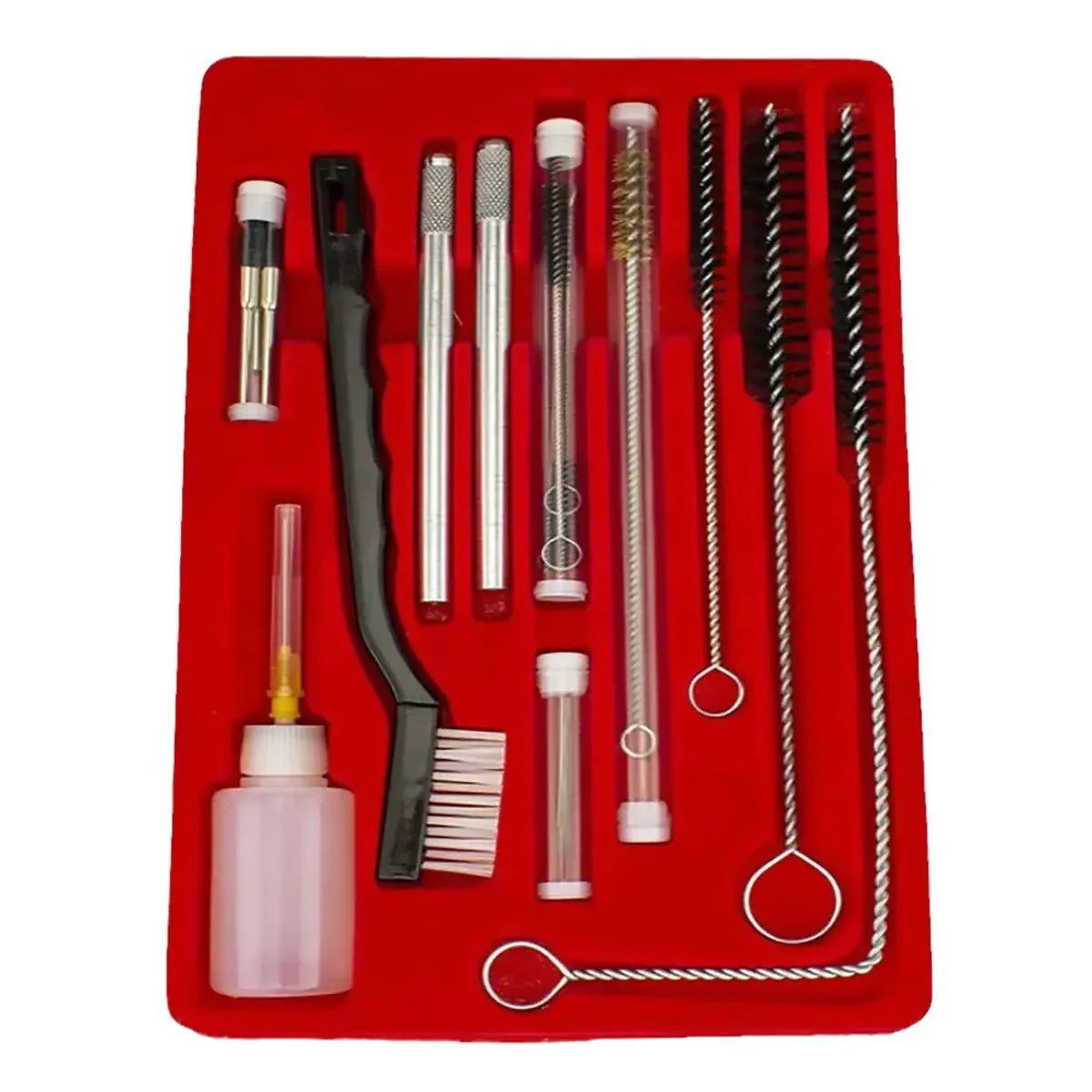 Airbrush Cleaning Brush Set Nozzle Tube Pipe Cleaner Kit For Nylon Brush Tools