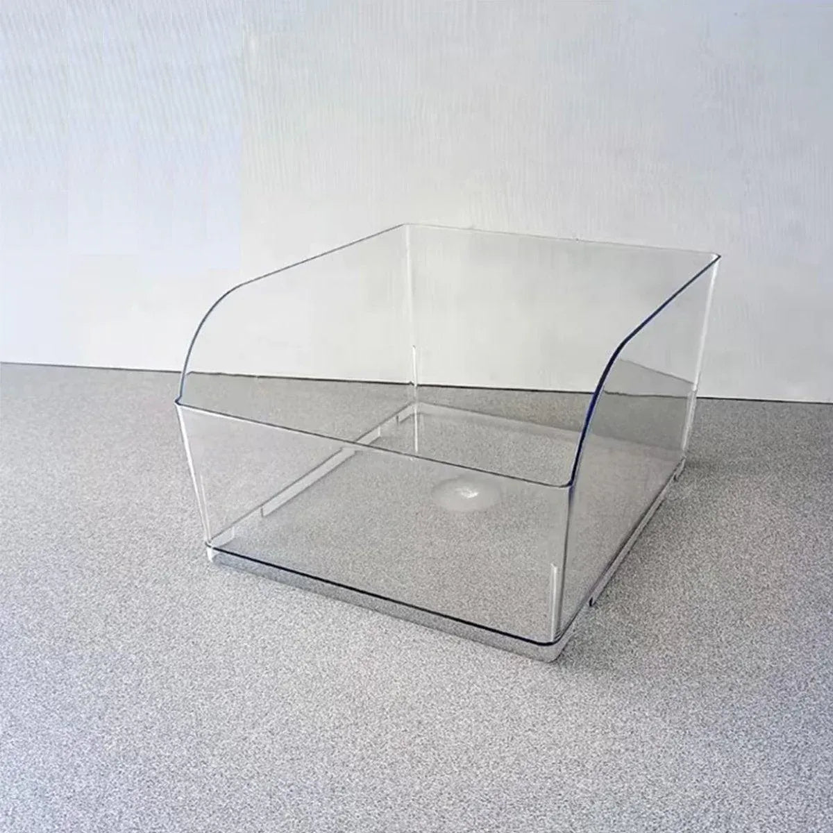 10PCS Clear Plastic Storage Box Set Food Supermarket Display Organizer Container - S