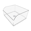 10PCS Clear Plastic Storage Box Set Food Supermarket Display Organizer Container - L