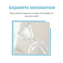 50pcs Mini Candy Box Transparent Jewellery Storage Box Earrings Holder Case