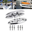 2PCS Stainless Steel Folding Bolt Use Corrosion Resistant 5in/6in - 6in