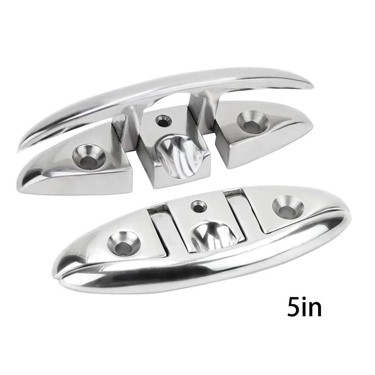 2PCS Stainless Steel Folding Bolt Use Corrosion Resistant 5in/6in - 6in
