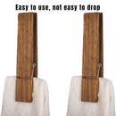 Wooden Towel Clip Underwear Clip Bathroom Wooden Clips for Towel and Laundry Use