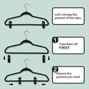 Clothes Drying Clips 20 Pack Velvet Flocking Trouser Pegs Hanger Grip Clamp Set - Beige