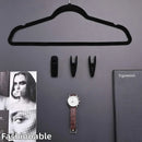 Clothes Drying Clips 20 Pack Velvet Flocking Trouser Pegs Hanger Grip Clamp Set - Beige