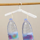 5PCS Portable Foldable Hangers Durable Plastic for Closet Laundry Space Saving - With clothes clip