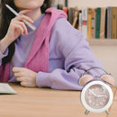 Strong Wake-Up Alarm Clock with Night Light Battery-Powered Silent Durable