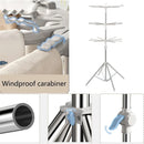 Folding Drying Rack Floor Stand Multi Functional Clothes Laundry Hanger Indoor