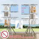 Folding Drying Rack Floor Stand Multi Functional Clothes Laundry Hanger Indoor