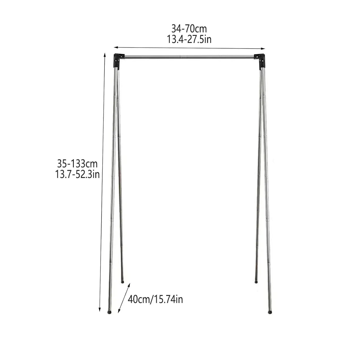 Folding Clothes Drying Rack Retractable Portable Wall Mounted Laundry Hanger