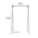 Folding Clothes Drying Rack Retractable Portable Wall Mounted Laundry Hanger