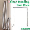 Simple Floor-Standing Single-Pole Clothes Drying Rack Portable Stable Structure