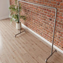 Simple Floor-Standing Single-Pole Clothes Drying Rack Portable Stable Structure
