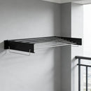 Invisible Wall Mounted Indoor Foldable Clothes Drying Rack Space Saving Home - White
