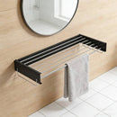 Invisible Wall Mounted Indoor Foldable Clothes Drying Rack Space Saving Home - White