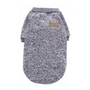 L Size Cute Pet Dog Warm Jumper Sweater Clothes Cat Knitted Coat Winter - Grey