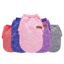 L Size Cute Pet Dog Warm Jumper Sweater Clothes Cat Knitted Coat Winter - Grey