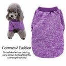 L Size Cute Pet Dog Warm Jumper Sweater Clothes Cat Knitted Coat Winter - Grey