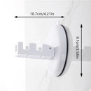5m or 10m Wall-Mounted Suction Cup Clothesline Retractable Durable Sturdy Laundry - 5m