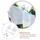 5m or 10m Wall-Mounted Suction Cup Clothesline Retractable Durable Sturdy Laundry - 5m