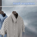 5m or 10m Wall-Mounted Suction Cup Clothesline Retractable Durable Sturdy Laundry - 5m