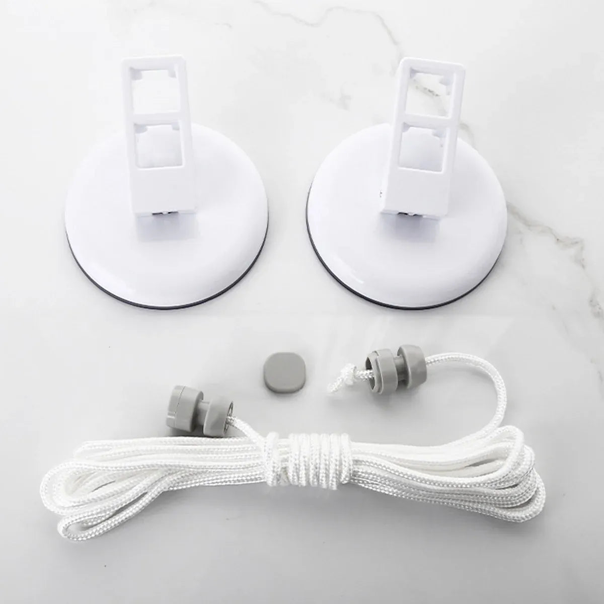 5m or 10m Wall-Mounted Suction Cup Clothesline Retractable Durable Sturdy Laundry - 5m