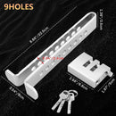 Universal Car Anti-Theft Clutch Throttle Brake Lock 8/9 Holes Security Lock - 8 holes