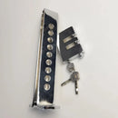 Universal Car Anti-Theft Clutch Throttle Brake Lock 8/9 Holes Security Lock - 8 holes