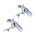 Universal Car Anti-Theft Clutch Throttle Brake Lock 8/9 Holes Security Lock - 8 holes