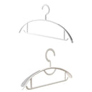 10PCS Plastic Half Round Non Slip Hangers Non Marking Drying Racks Home Use - Narrow