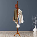 Coat Rack Hat Bag Stand Tree Clothes Hanger Umbrella Holder 8 Hooks Organizers