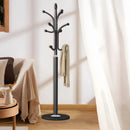 Bedroom Floor Standing Coat Rack Clothes Hanger Space Saving Stable Durable