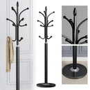 Bedroom Floor Standing Coat Rack Clothes Hanger Space Saving Stable Durable