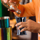 Cocktail Shaker Set Bar Tools Stainless Steel Mixing Glasses Drink Shaker Cups - Black