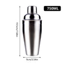 Stainless Steel Cocktail Shaker Decanter and Shaker For Home Bar Mixing Drinks