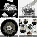 Small Manual Coffee Grinder Beans Nuts Adjustable Conical Ceramic Burr Grinder