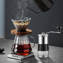Small Manual Coffee Grinder Beans Nuts Adjustable Conical Ceramic Burr Grinder