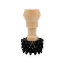 Coffee Basket Brush Coffee Cleaning Brush with Wood Handle for Portafilter Basket - Large