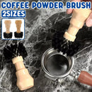 Coffee Basket Brush Coffee Cleaning Brush with Wood Handle for Portafilter Basket - Large