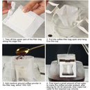 100pcs Hanging Ear Coffee Filter Hand Brew Drip Bag Disposable Coffee Filter