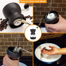 Manual Coffee Bean Grinder Glass Hand Crank Portable Grinding Mill for Home Use