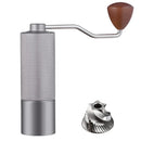 Hand Crank Coffee Grinder for Home Travel Stainless Steel Durable Easy Clean - Grey