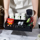 Wooden 4-Compartment Coffee Capsule Storage Box for Kitchen Cafe Desktop Storage